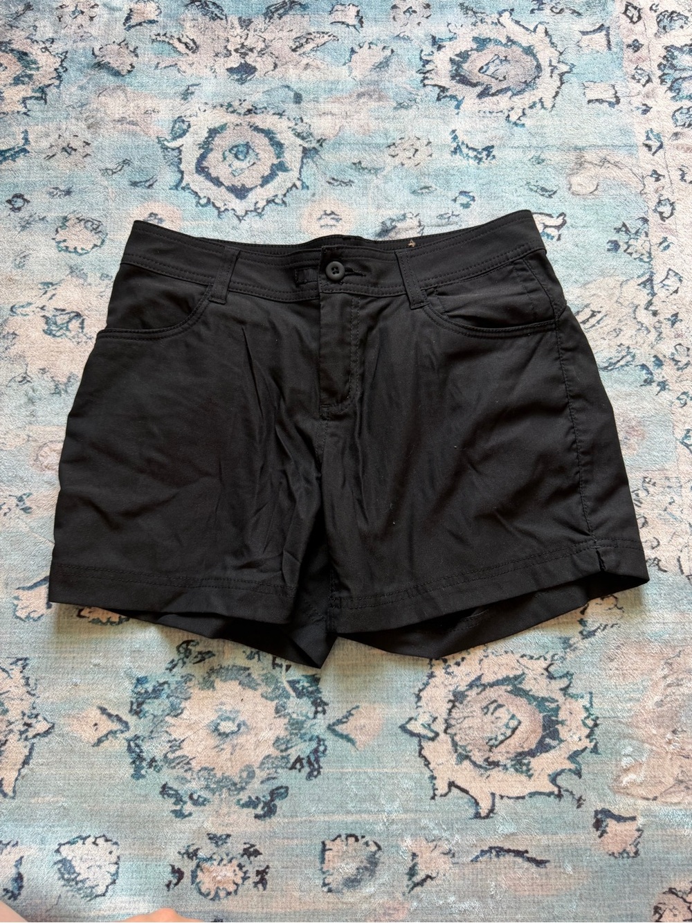 Prana Black High-Waist Everyday Shorts